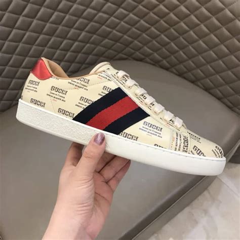 stamp print gucci sneakers|GUCCI Logo.